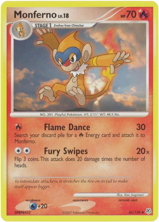 Image for Monferno (56/130) (Diamond and Pearl) - Pokemon