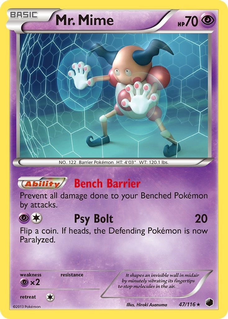 Image for Mr. Mime (47/116) (Plasma Freeze) - Pokemon