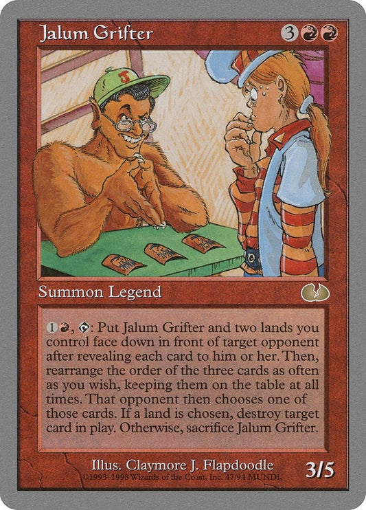Image for Jalum Grifter (47) (Unglued) - Magic: The Gathering