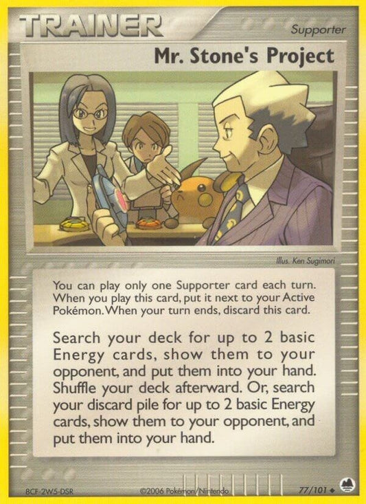 Image for Mr. Stone's Project (77/101) (Dragon Frontiers) - Pokemon