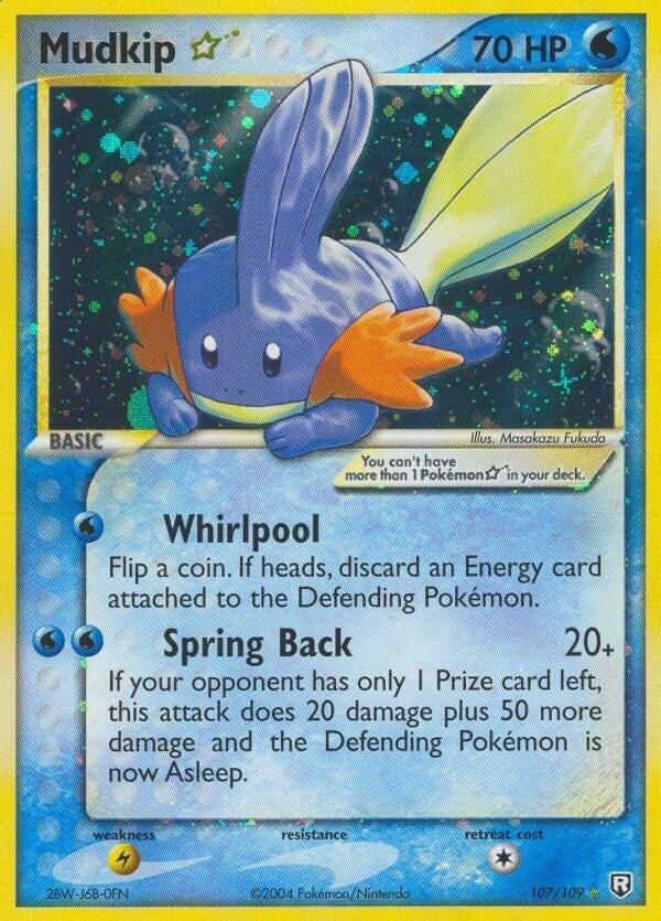Image for Mudkip Star (107/109) (Team Rocket Returns) - Pokemon