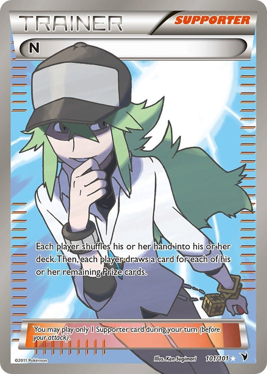 Image for N (Supporter) (Full Art) (101/101) (Noble Victories) - Pokemon