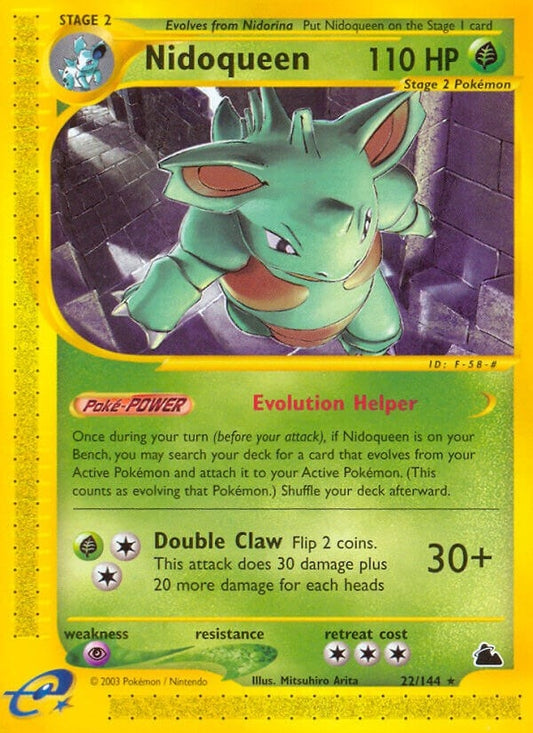 Image for Nidoqueen (22) (022/144) (Skyridge) - Pokemon