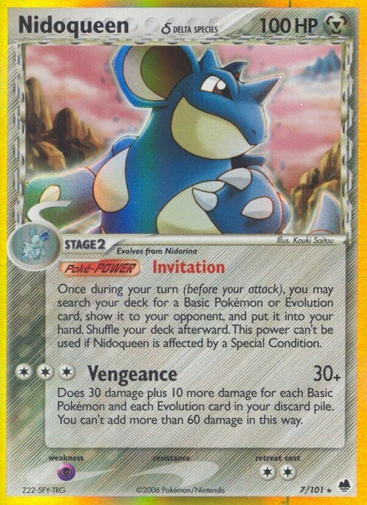 Image for Nidoqueen (Delta Species) (7/101) (Dragon Frontiers) - Pokemon