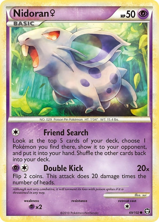 Image for Nidoran F (69/102) (Triumphant) - Pokemon