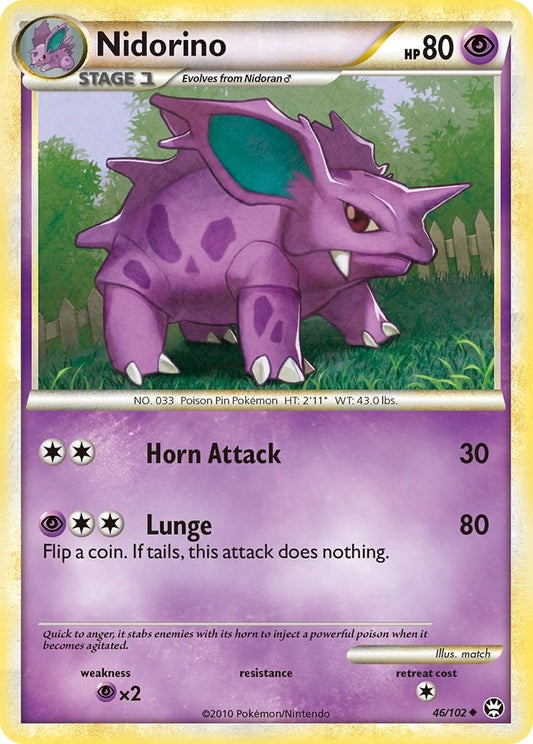 Image for Nidorino (46/102) (Triumphant) - Pokemon