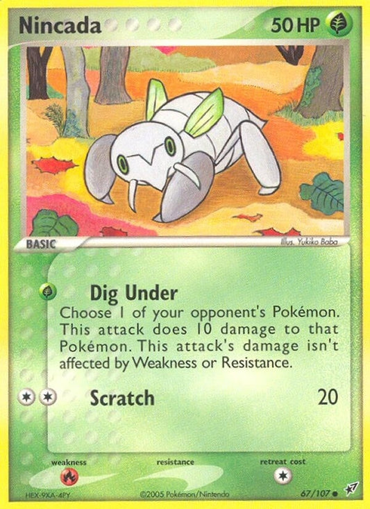 Image for Nincada (67/107) (Deoxys) - Pokemon