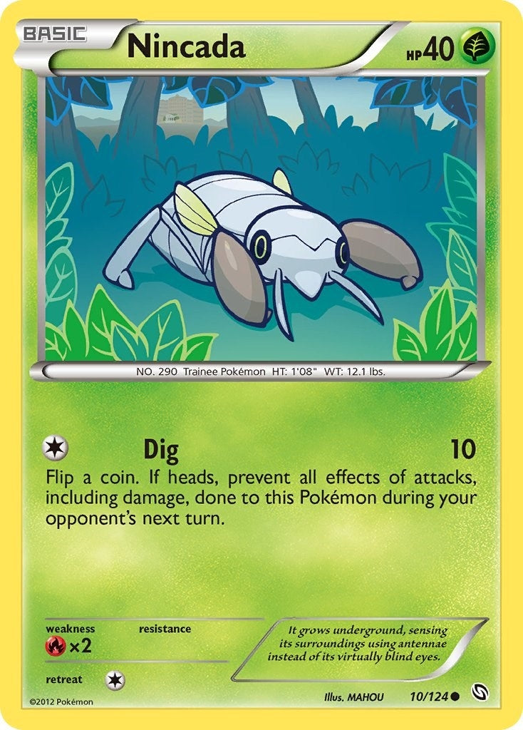Image for Nincada (10/124) (Dragons Exalted) - Pokemon