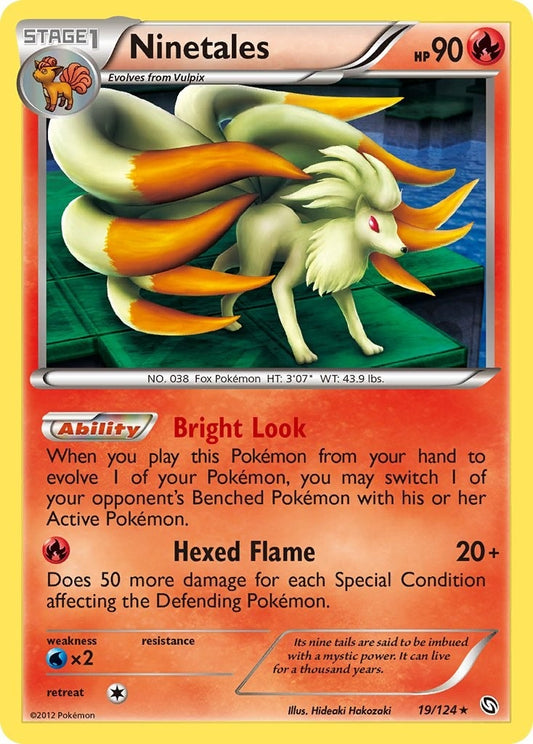 Image for Ninetales (19/124) (Dragons Exalted) - Pokemon