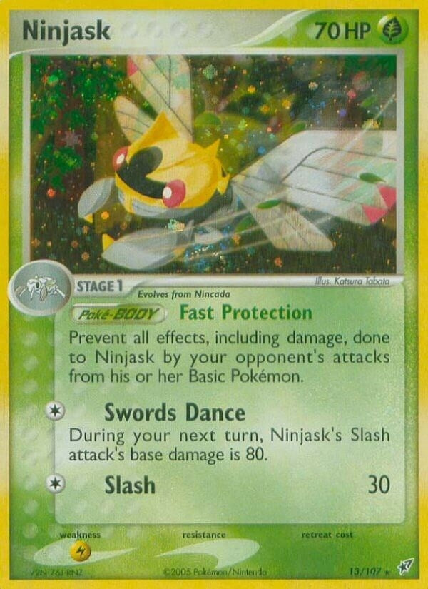 Image for Ninjask (13/107) (Deoxys) - Pokemon