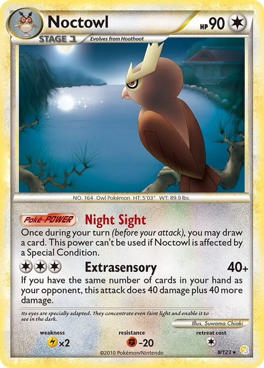 Image for Noctowl (8/123) (HeartGold SoulSilver) - Pokemon
