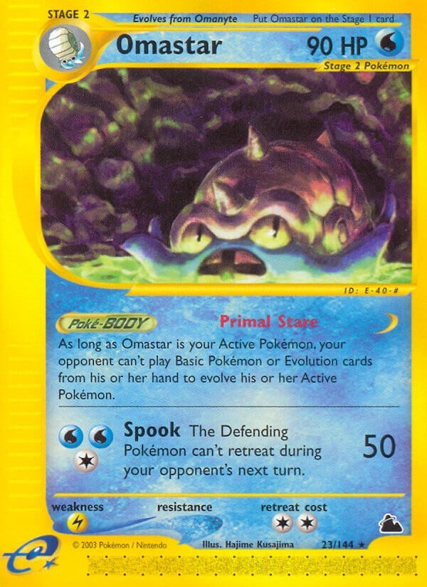 Image for Omastar (023/144) (Skyridge) - Pokemon