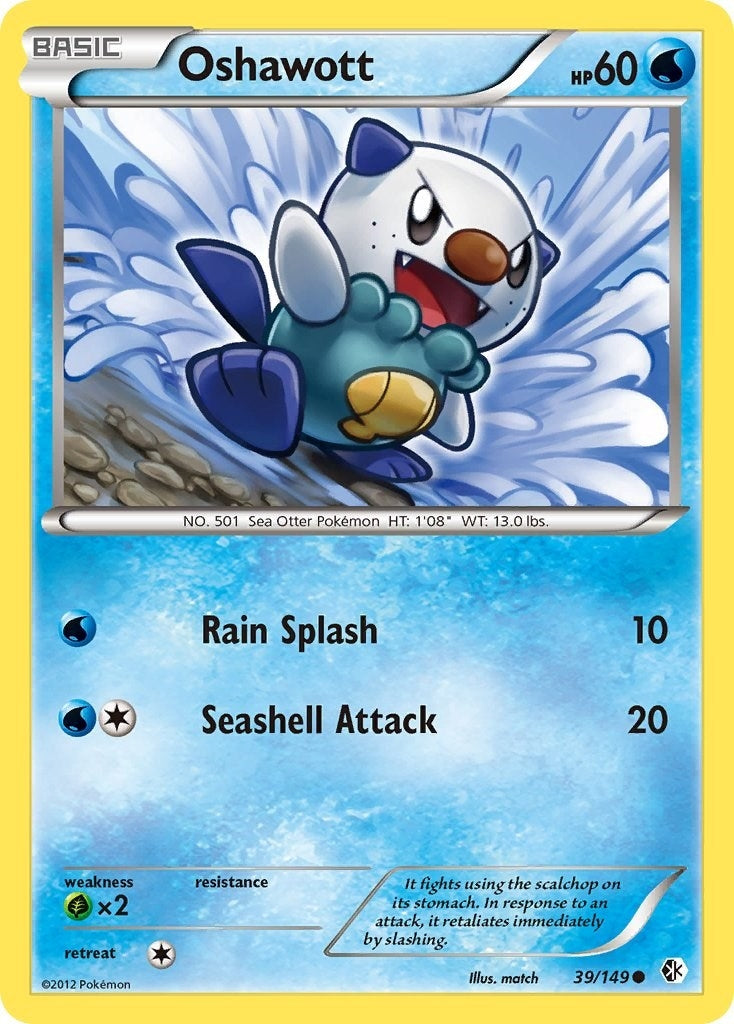 Image for Oshawott (39/149) (Boundaries Crossed) - Pokemon