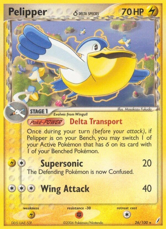 Image for Pelipper (Delta Species) (26/100) (Crystal Guardians) - Pokemon