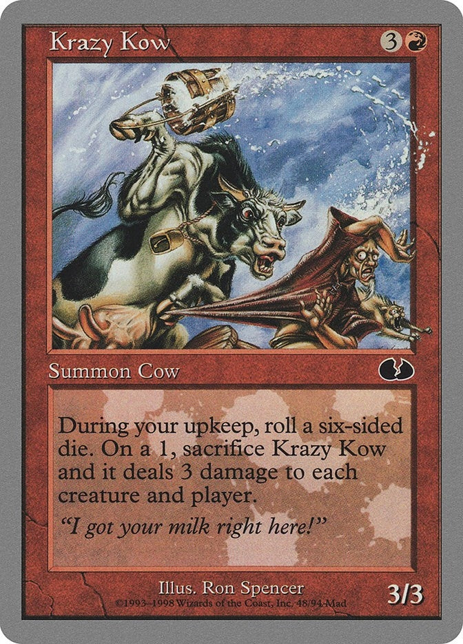 Image for Krazy Kow (48) (Unglued) - Magic: The Gathering