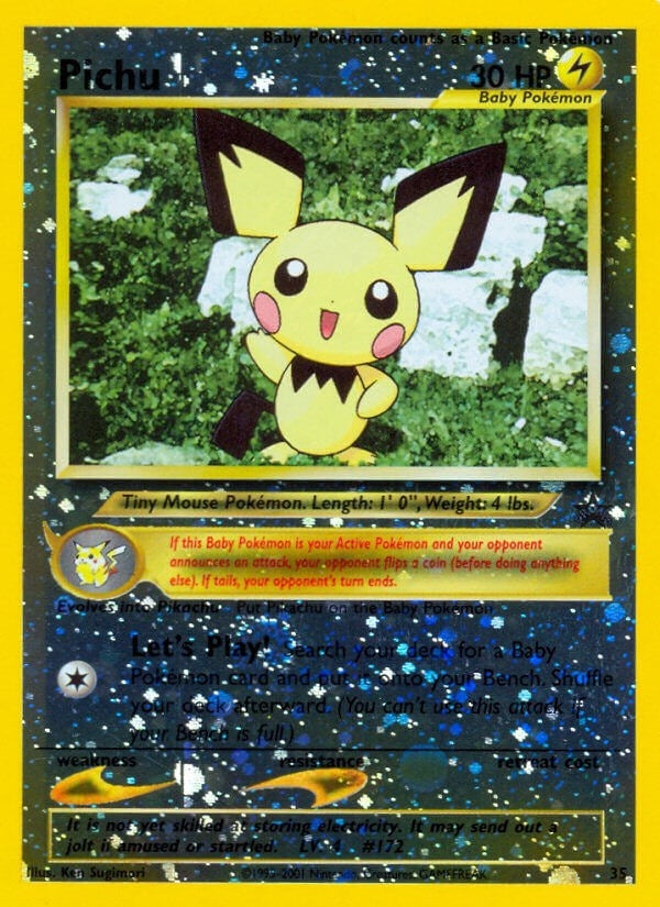 Image for Pichu (35/53) (WoTC Promo) - Pokemon