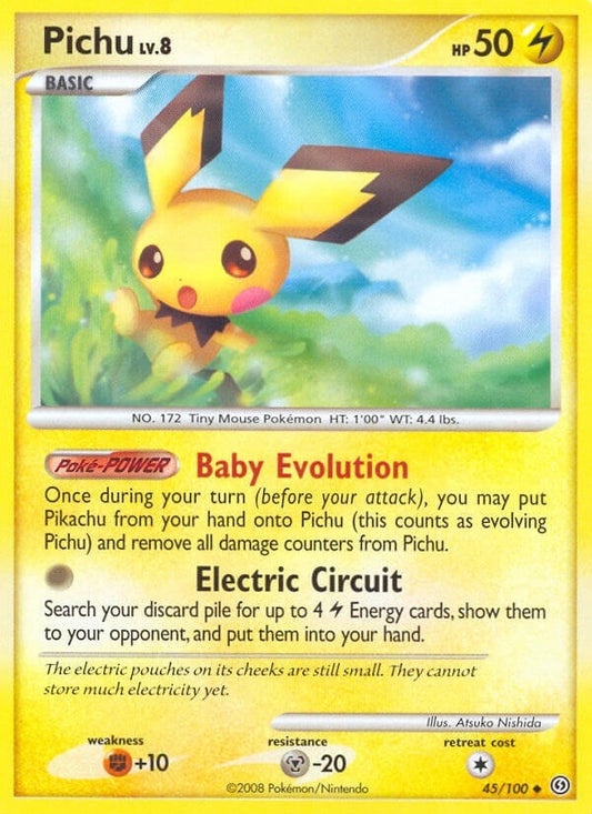 Image for Pichu (45/100) (Stormfront) - Pokemon