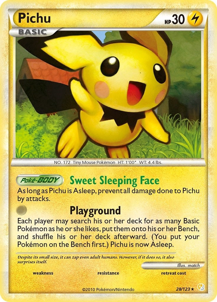 Image for Pichu (28/123) (HeartGold SoulSilver) - Pokemon