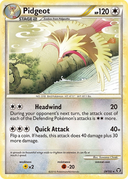 Image for Pidgeot (29/102) (Triumphant) - Pokemon