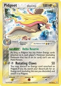 Image for Pidgeot (Delta Species) (14/110) (Holon Phantoms) - Pokemon