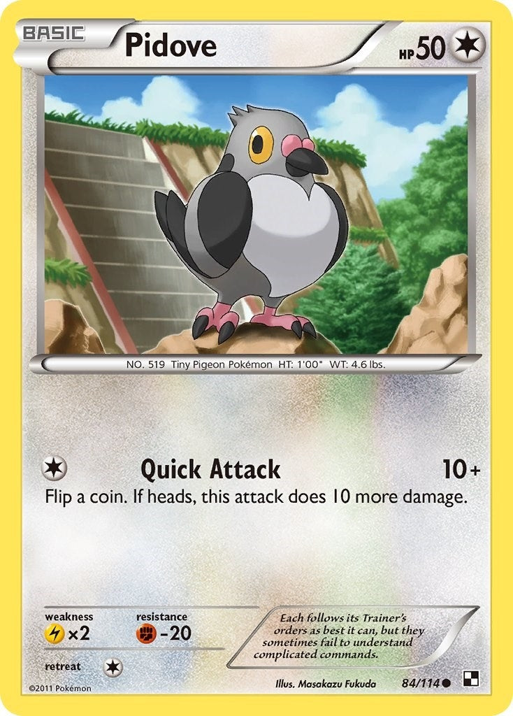 Image for Pidove (84/114) (Black and White) - Pokemon