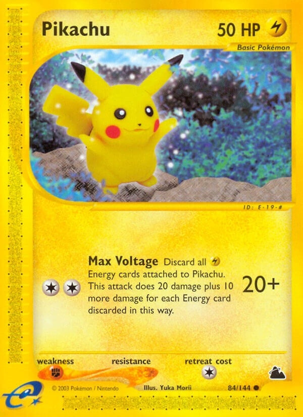 Image for Pikachu (084/144) (Skyridge) - Pokemon