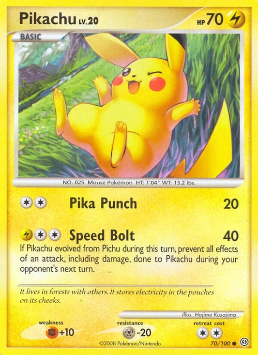 Image for Pikachu (70/100) (Stormfront) - Pokemon