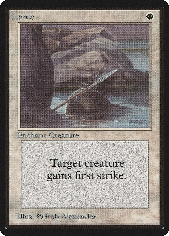 Image for Lance (Beta Edition) - Magic: The Gathering