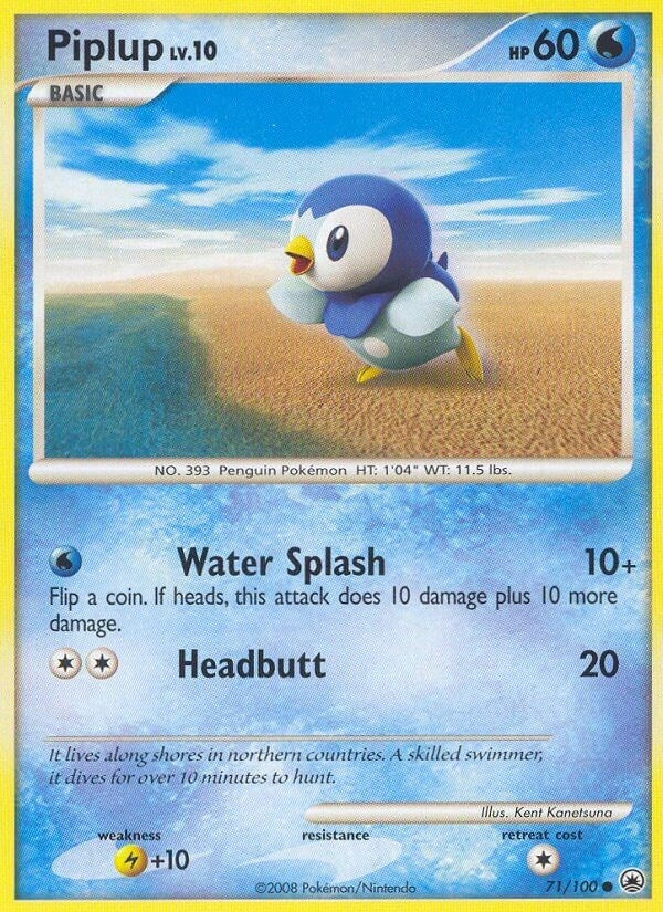 Image for Piplup (71) (71/100) (Majestic Dawn) - Pokemon