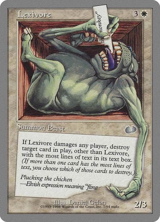 Image for Lexivore (7) (Unglued) - Magic: The Gathering