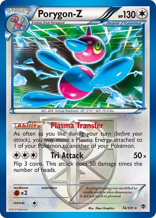 Image for Porygon-Z (Team Plasma) (74/101) (Plasma Blast) - Pokemon