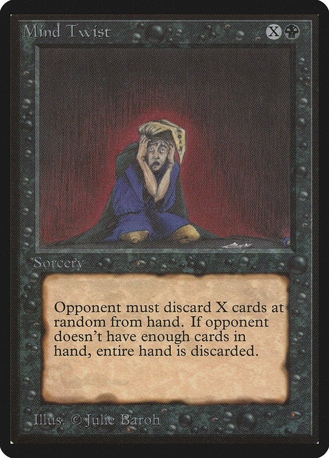 Image for Mind Twist (Beta Edition) - Magic: The Gathering