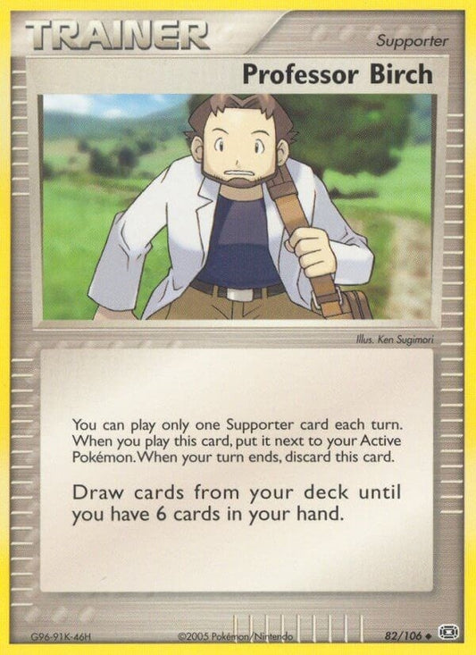 Image for Professor Birch (82/106) (Emerald) - Pokemon