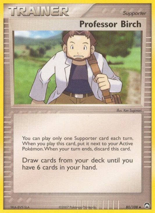 Image for Professor Birch (80/108) (Power Keepers) - Pokemon