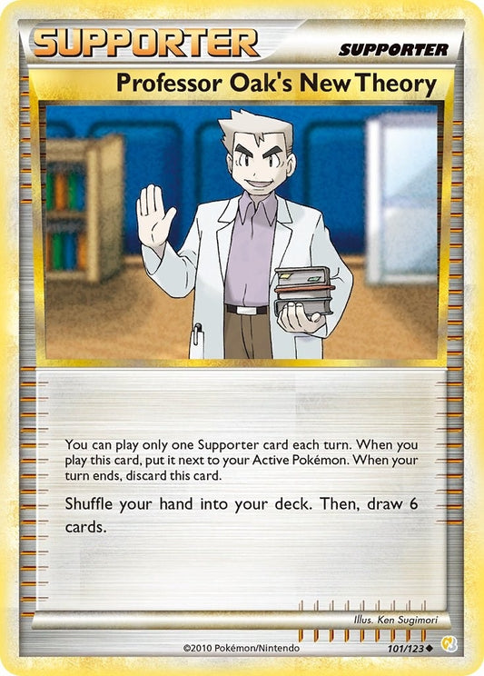Image for Professor Oak's New Theory (101/123) (HeartGold SoulSilver) - Pokemon