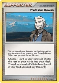 Image for Professor Rowan (112/130) (Diamond and Pearl) - Pokemon