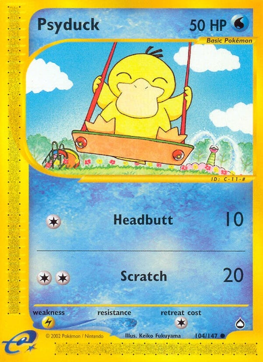 Image for Psyduck (104/147) (Aquapolis) - Pokemon