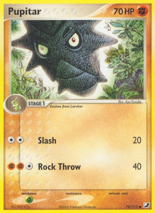 Image for Pupitar (70/115) (Unseen Forces) - Pokemon