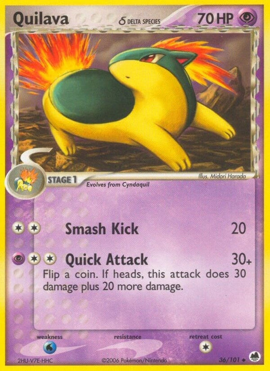 Image for Quilava (Delta Species) (36/101) (Dragon Frontiers) - Pokemon