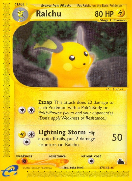Image for Raichu (27) (027/144) (Skyridge) - Pokemon