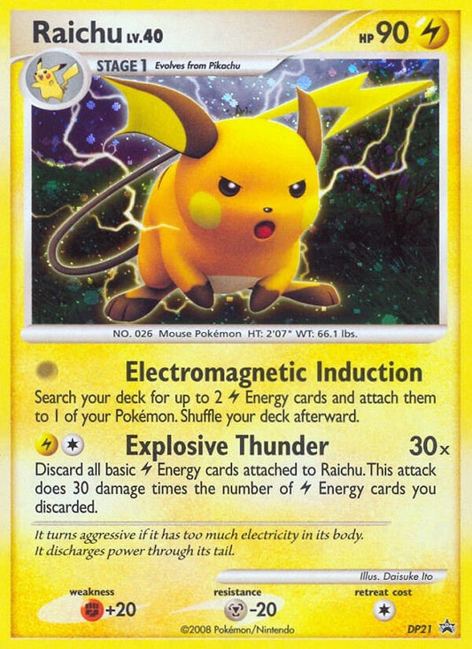 Image for Raichu - DP21 (DP21) (Diamond and Pearl Promos) - Pokemon