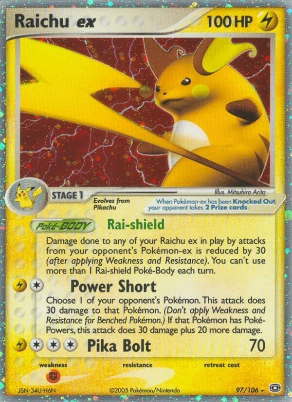 Image for Raichu ex (97/106) (Emerald) - Pokemon