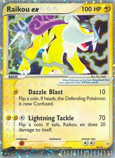 Image for Raikou ex (92/95) (Team Magma vs Team Aqua) - Pokemon