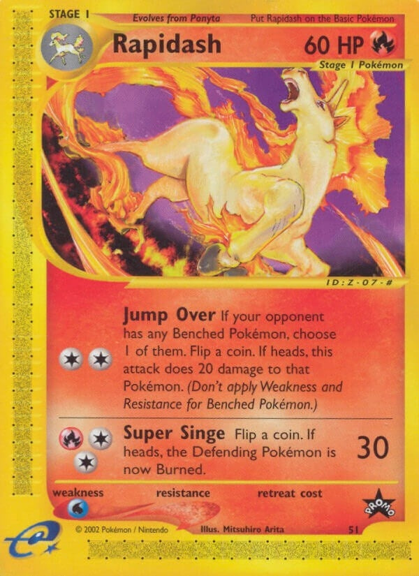 Image for Rapidash (51) (51/53) (WoTC Promo) - Pokemon