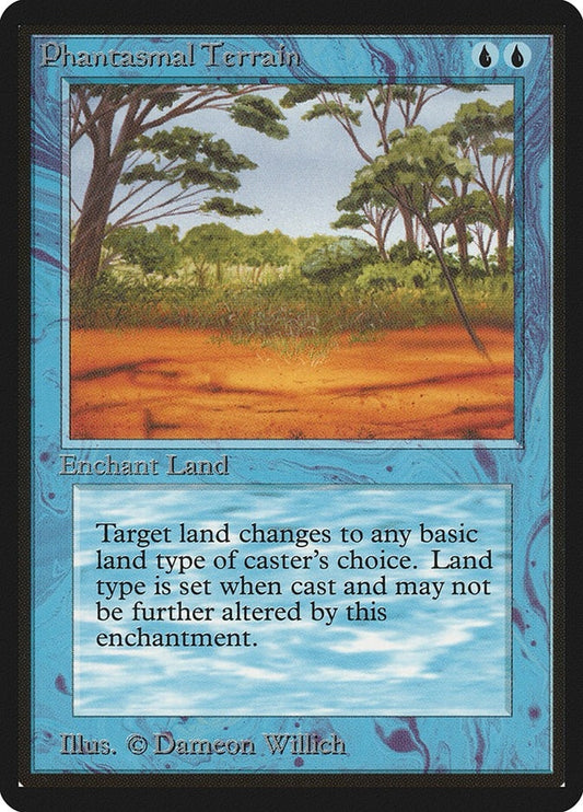 Image for Phantasmal Terrain (Beta Edition) - Magic: The Gathering