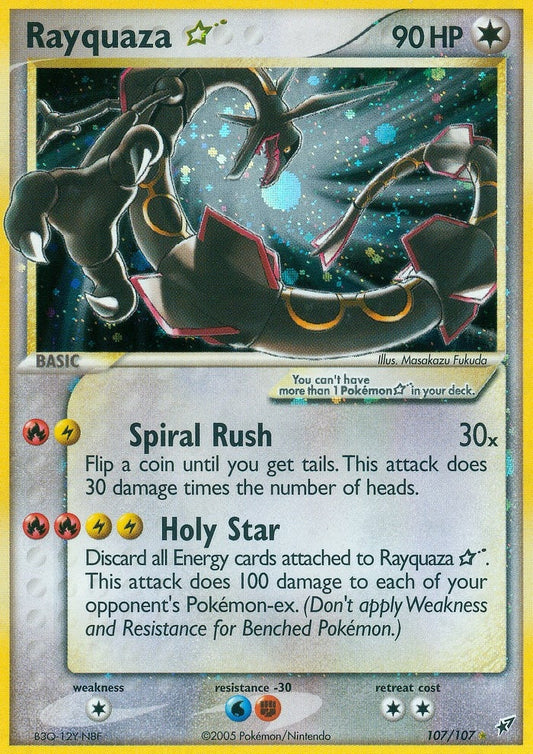 Image for Rayquaza Star (107/107) (Deoxys) - Pokemon