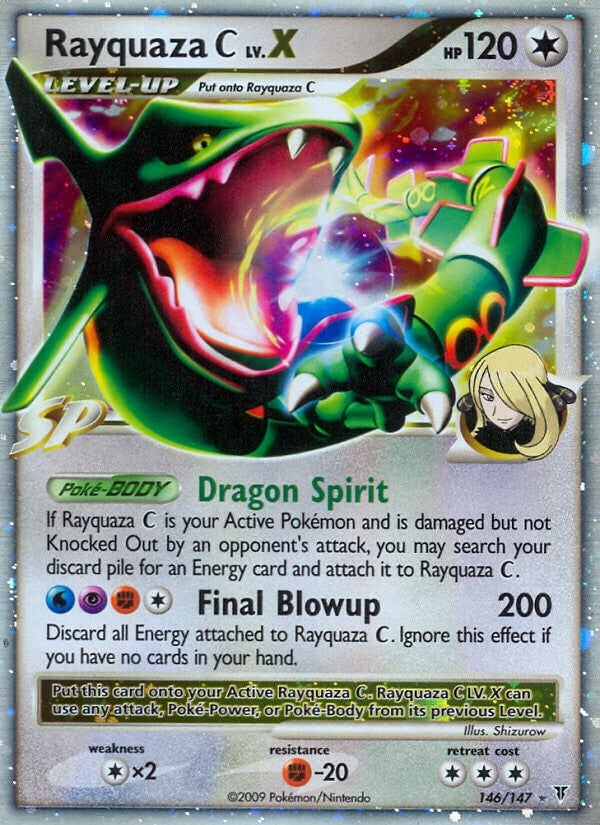 Image for Rayquaza C Lv.X (146) (Supreme Victors) - Pokemon