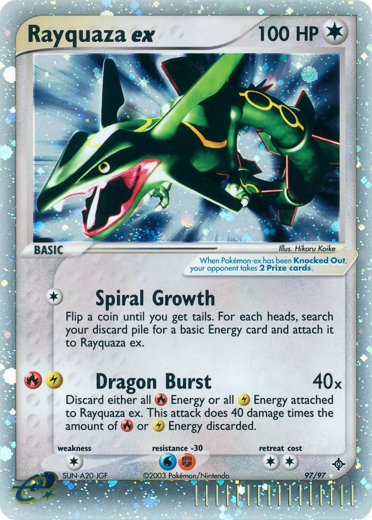 Image for Rayquaza ex (97/97) (Dragon) - Pokemon