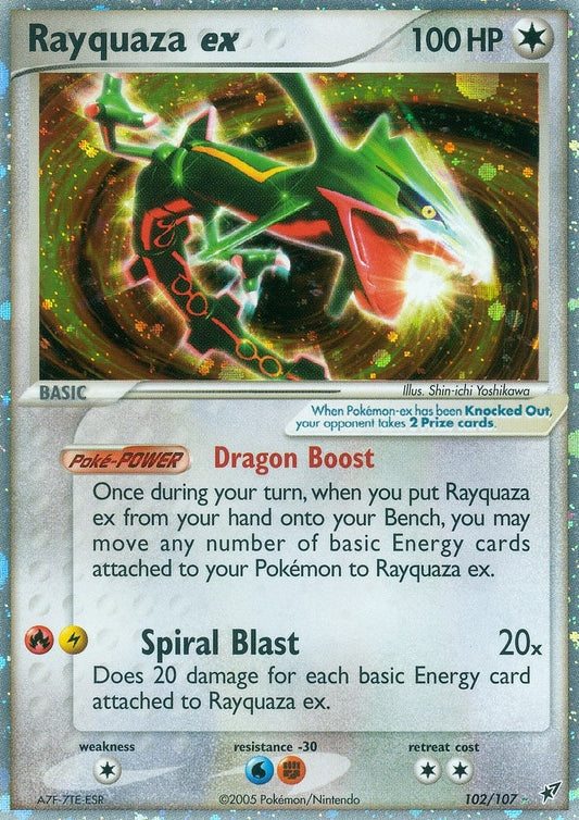 Image for Rayquaza ex (102/107) (Deoxys) - Pokemon