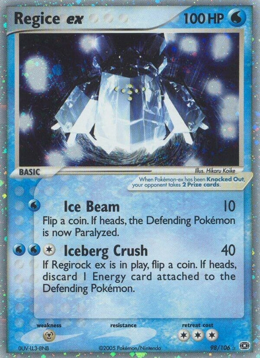 Image for Regice ex (98/106) (Emerald) - Pokemon
